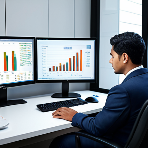 Home 30 **
"A professional actuary in a modern office, fully clothed in business attire, analyzing data on a computer screen. Safe for work, appropriate content, perfect anatomy, natural pose, professional, modest. The office has a clean, organized look with financial charts visible in the background. High quality."
**