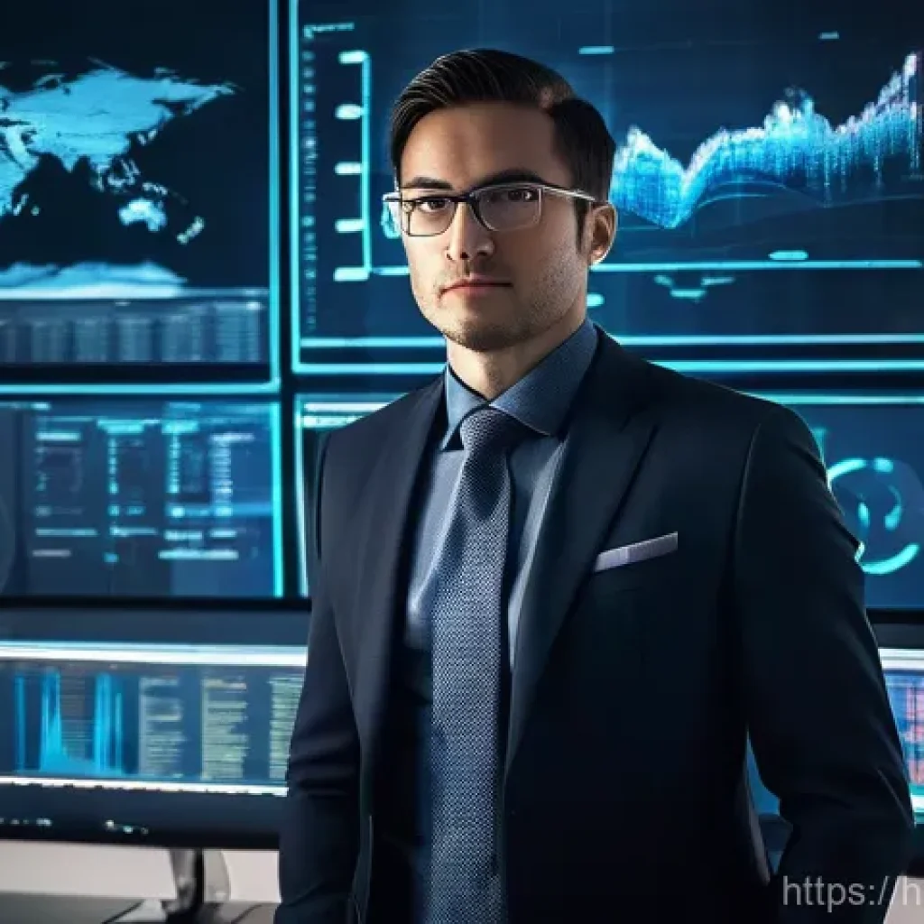 보험계리사와 산업 전망 - **Prompt 1: The Actuarial Alchemist of Data**
    "A male actuary in his late 30s, dressed in smart ...