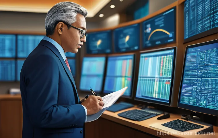 보험계리사와 혁신 기술 적용 - Here are three detailed image generation prompts in English, based on the provided text, ensuring ad...