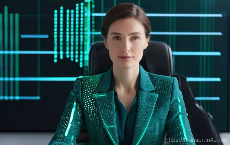 보험계리사와 보험 판매 전략 - **Prompt 1: The Futuristic Actuary's Insight**
    "A highly intelligent, diverse female actuary in ...